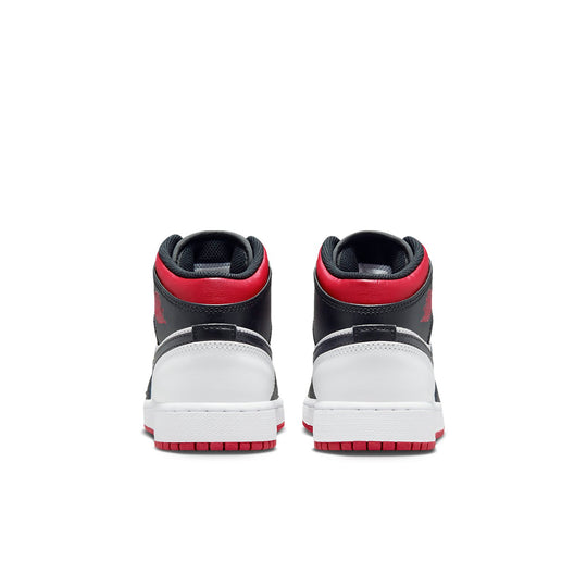 (GS) Air Jordan 1 Mid 'Gym Red Black Toe' DQ8423-106