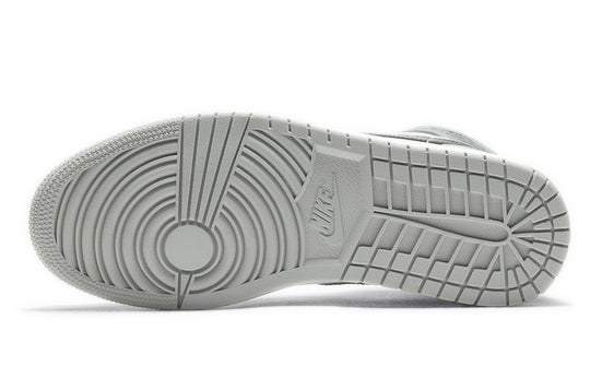 Air Jordan 1 Mid 'Smoke Grey' 554724-092 Retro Basketball Shoes  -  KICKS CREW
