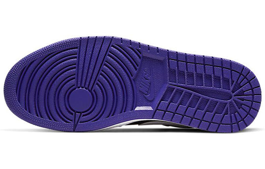 Air Jordan 1 Low 'Court Purple Black' 553558-501 Retro Basketball Shoes  -  KICKS CREW
