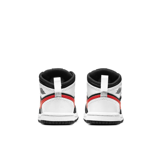 (TD) Air Jordan 1 Mid 'Chile Red' 640735-075 Infant/Toddler Shoes  -  KICKS CREW