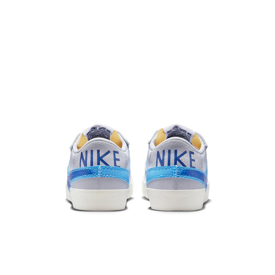 Nike Blazer Low '77 Jumbo Double Swoosh 'White Blue' FN3413-100