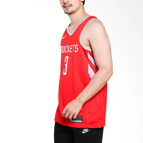 Nike Chris Paul Rockets Icon Edition NBA Swingman Jersey For Men Red 864477-661