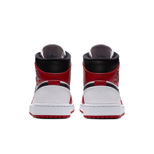 Air Jordan 1 Mid 'Chicago' 554724-173 Retro Basketball Shoes  -  KICKS CREW