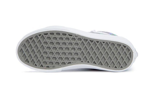 (GS) Vans Foil Stars SK8-Hi Zip Shoes 'Grey White' VN0A32R3-QQT