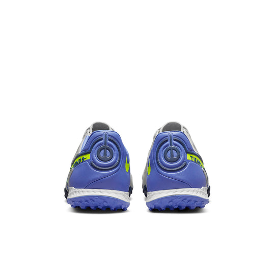 Nike React Legend 9 Pro TF Turf Soccer Shoes Grey/Yellow DA1192-075