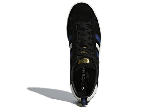 adidas originals Campus Cozy Wear-Resistant Skate Shoes Black Blue Unisex 'Black Blue' CQ2049