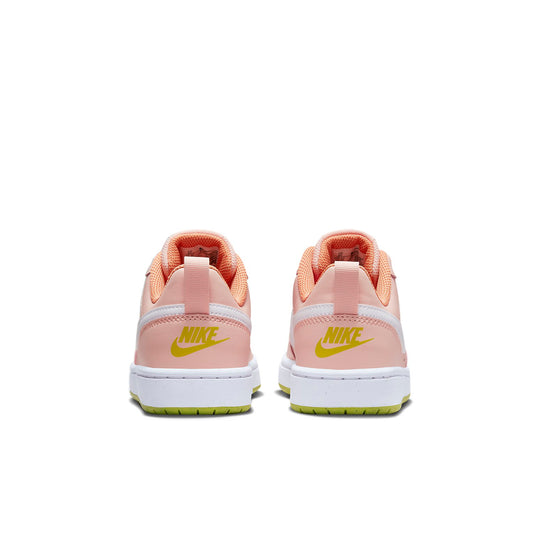 (GS) Nike Court Borough Low 2 'Pink White' BQ5448-800