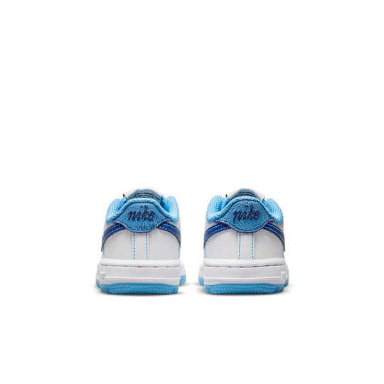 (TD) Nike Force 1 'White University Blue' DB1781-100 - KICKS CREW