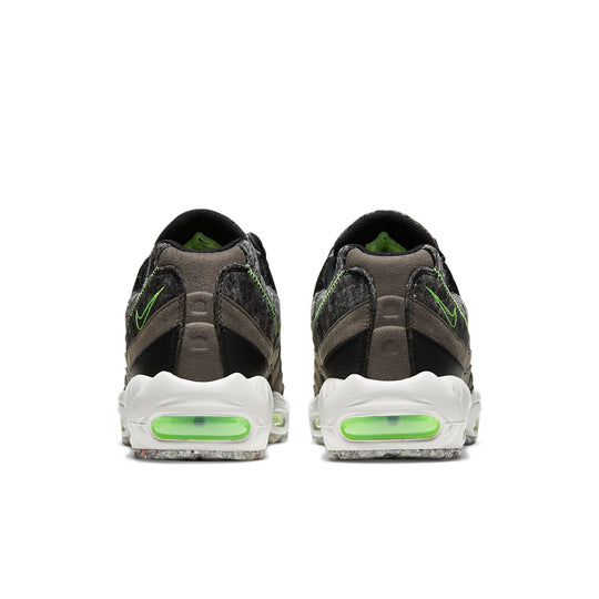 Nike Air Max 95 M2Z2 'Recycled Wool Pack - Black Electric Green' CV6899-001 Marathon Running Shoes/Sneakers  -  KICKS CREW