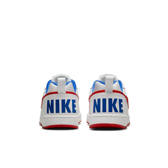 (GS) Nike Court Borough Low 'White Blue Red' DM2420-164 - KICKS CREW