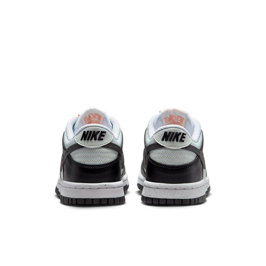 (GS) Nike Dunk Low 'Black Bright Mandarin' FN7784-001