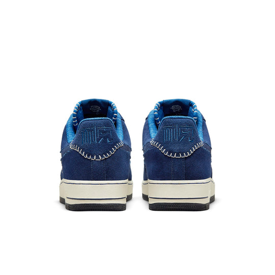 Nike Air Force 1 '07 PRM The One Line Low-top Sneakers Blue Unisex 'Blue White Black' DO7993-447