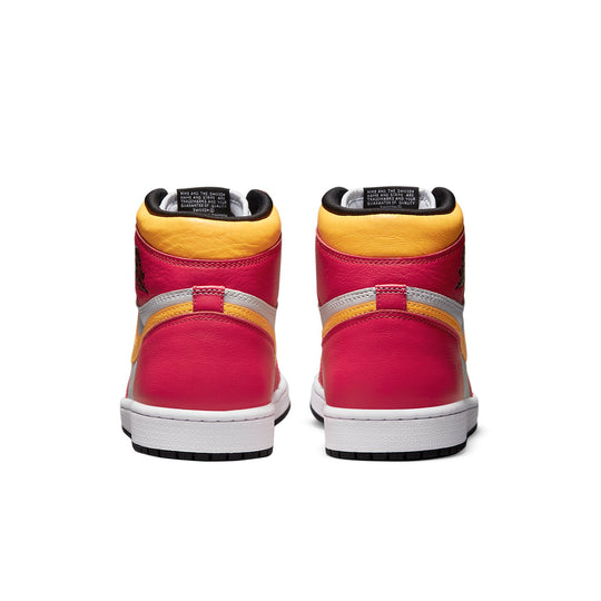Air Jordan 1 Retro High OG 'Light Fusion Red' 555088-603 Retro Basketball Shoes  -  KICKS CREW