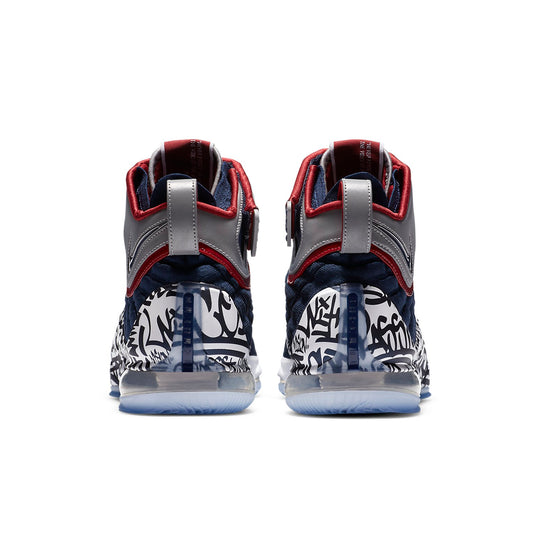 Nike LeBron 17 EP 'LeBron 4 Cold Blue Graffiti' CT6052-400