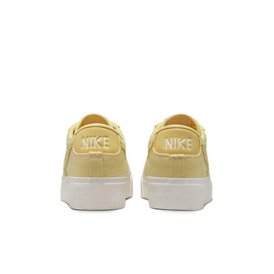 (WMNS) Nike Blazer Low Platform Canvas 'Pale Vanilla' DV7475-200