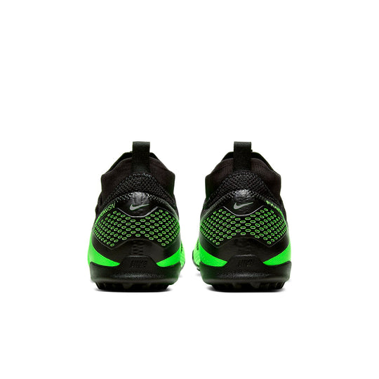 Nike React Phantom VSN 2 Pro DF TF Turf 'Black Green' CD4174-036