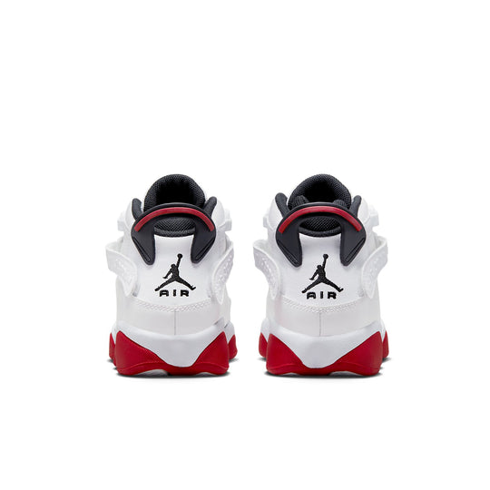 (GS) Air Jordan 6 Rings 'White University Red' 323419-160