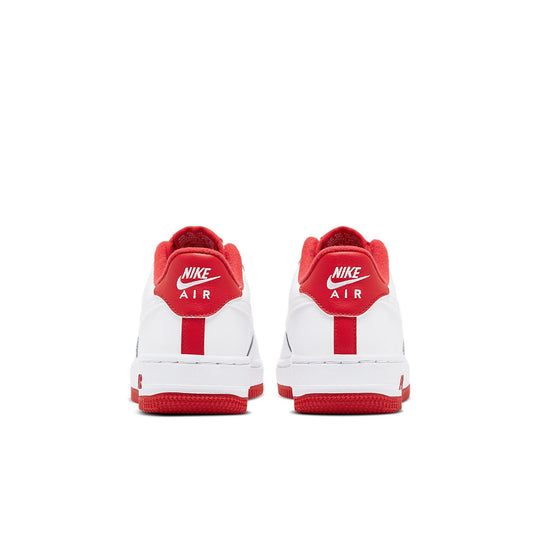 (GS) Nike Air Force 1 'White University Red' CD6915-101-KICKS CREW