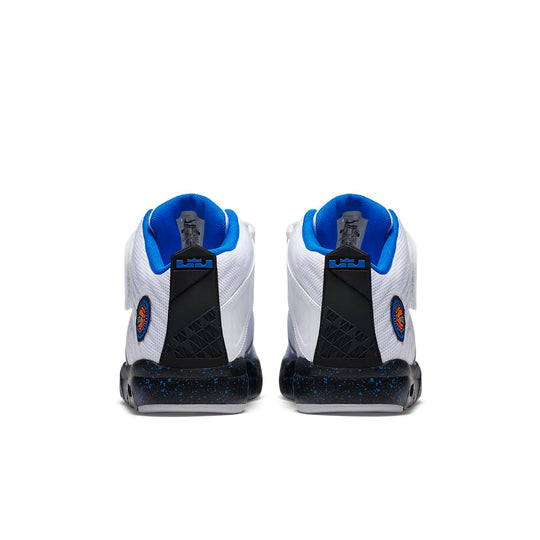 (GS) Nike Lebron Air Akronite White/Blue 819832-101