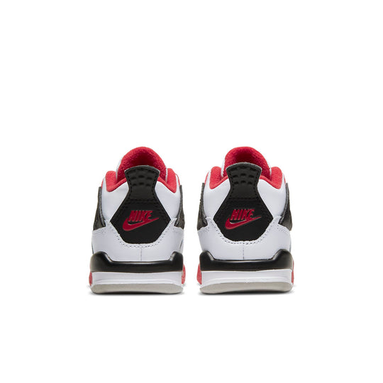 (TD) Air Jordan 4 Retro OG 'Fire Red' 2020 BQ7670-160 Infant/Toddler Shoes  -  KICKS CREW