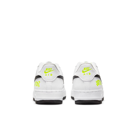 (GS) Nike Air Force 1 Low 'Just Do It - White Volt' DM3271-100