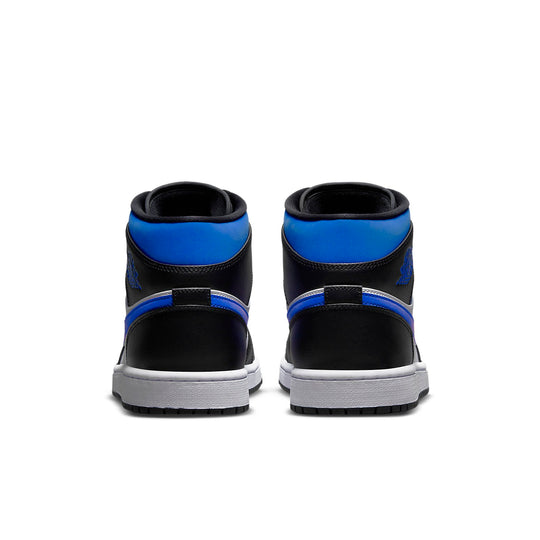 Air Jordan 1 Mid 'Racer Blue' 554724-140 Retro Basketball Shoes  -  KICKS CREW
