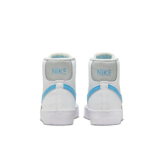 (GS) Nike Blazer Mid '77 'Summit White Aquarius Blue' DA4086-114