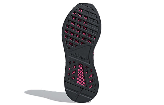 (WMNS) adidas Deerupt Runner 'Black Shock Pink' DB2687
