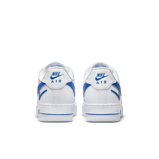 Nike Air Force 1 '07 'Cut Out Swoosh - Game Royal' DR0143-100