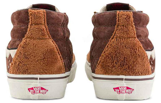 Vans SK8-Mid x The Monsters Shoes 'Brown Orange' VN000BWEDFO