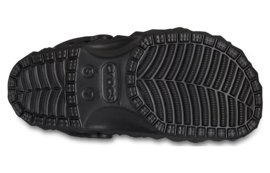 (WMNS) Crocs Classic Clog Lined Geometric Shoes 'Black' 210069-001