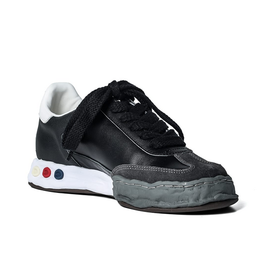 Maison MIHARA YASUHIRO HERBIE OG Sole Leather Low-top Sneaker 'Black' A09FW702-BLK