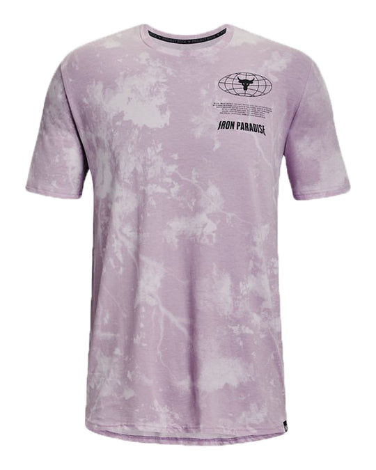 Under Armour Project Rock Statement Short Sleeve T-shirt 'Light Purple' 1374843-554