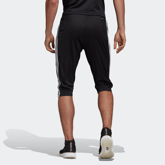 Men's adidas Tiro19 3/4 Pnt Soccer/Football Training Stripe Sports Pants Black D95948