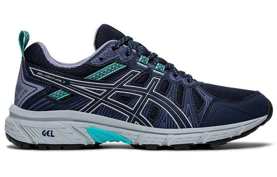 (WMNS) Asics Gel Venture 7 'Black Silver' 1012A476-001 Marathon Running Shoes/Sneakers  -  KICKS CREW