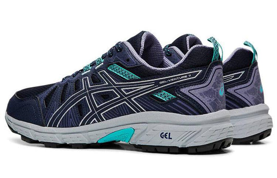 (WMNS) Asics Gel Venture 7 'Black Silver' 1012A476-001 Marathon Running Shoes/Sneakers  -  KICKS CREW