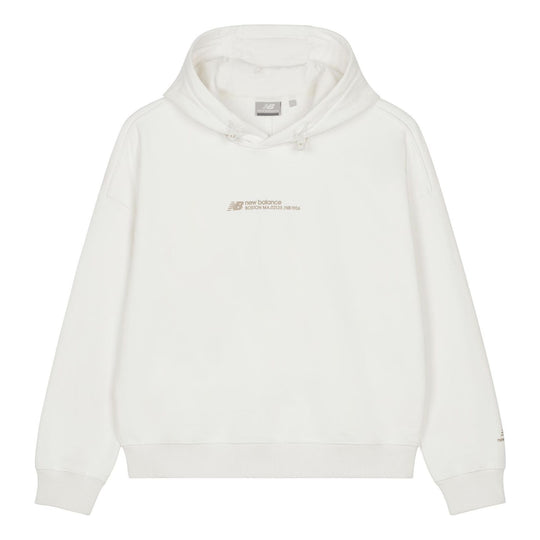 (WMNS) New Balance Lifestyle Casual Hoodie 'White' 5CD37302-IV