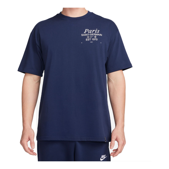 Nike Paris Saint-Germain Soccer Max90 T-Shirt 'Midnight Navy' FQ6586-410