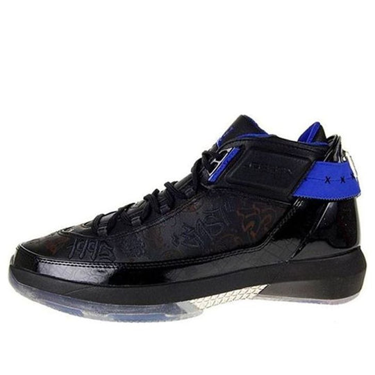 Air Jordan 22 OG East Coast PE Black/Blue 317141-042 Retro Basketball Shoes  -  KICKS CREW