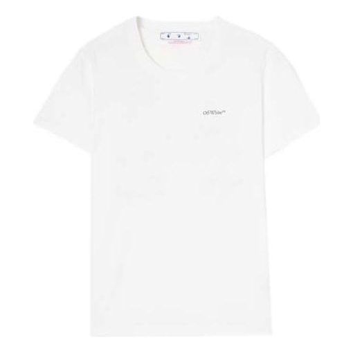 (WMNS) Off-White Floral Arrow Short Sleeve T-Shirt 'White' OWAA089S22JER0050184