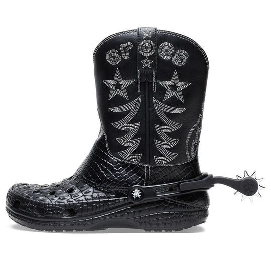 Crocs Classic Cowboy Boot 'Black' 208695-001-KICKS CREW
