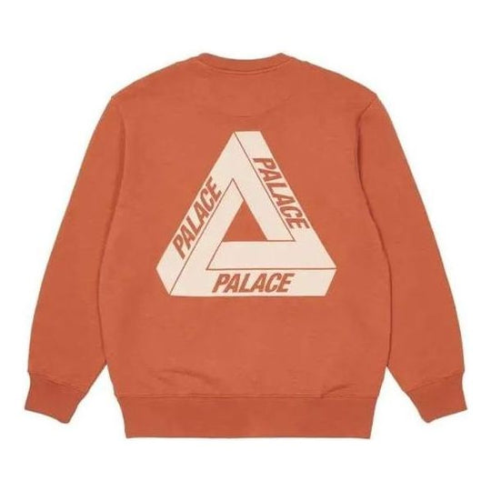 Palace FW21 Slub Crew Sweater 'Orange' P21CS070