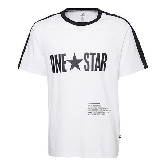 Converse One Star Panel T-Shirt 'White' 10016941-A01