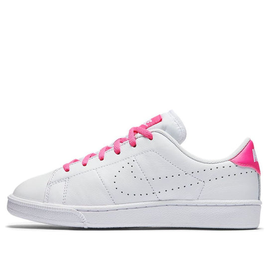 (GS) Nike Tennis Classic Premium 'White Pink Blast' 834151-106