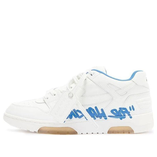 Off-White Out Of Office Low-Top For Walking Sneaker 'White Blue' OMIA189S22LEA0030145