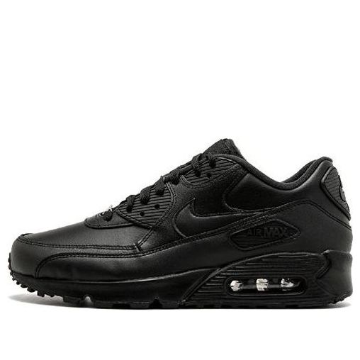 Nike Air Max 90 Leather 'Black' 302519-001