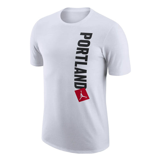 Air Jordan Portland Trail Blazers Essential Statement Edition NBA T-Shirt 'White' DV5834-100