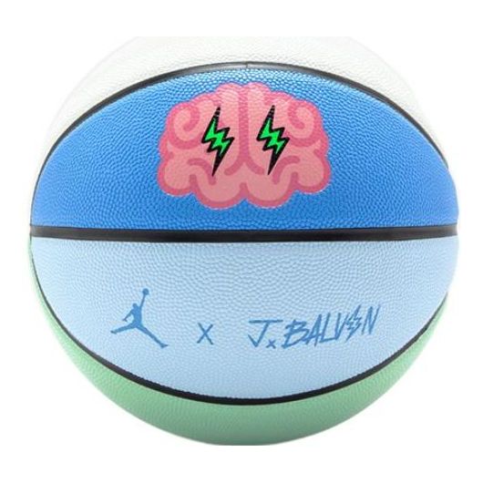 Air Jordan x J Balvin All Court Basketball SZ 7 'Blue Green' DV0948-121