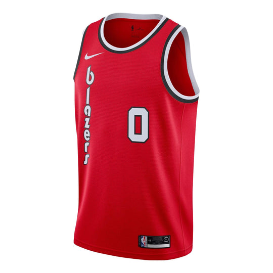 Nike x NBA Portland Trail Blazers Jerseys 'Damian Lillard 0' AV4511-658