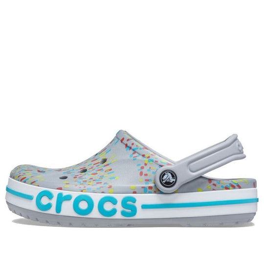 Crocs Printing Beach Unisex Gray Blue Sandals 'Grey Blue' 206232-0ES